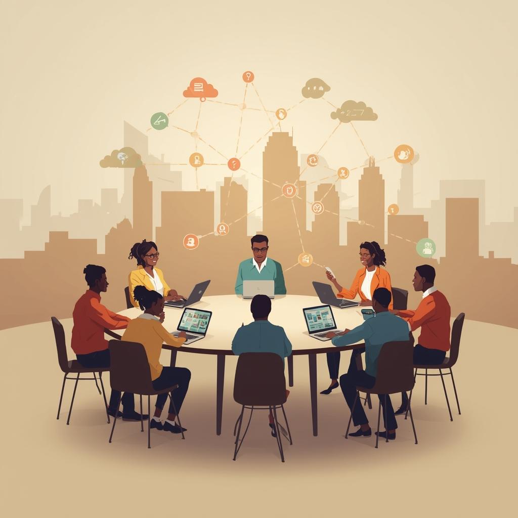 Community building, partnerships, technology and funding